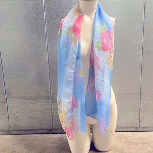 Spring scarf chiffon like new never used
